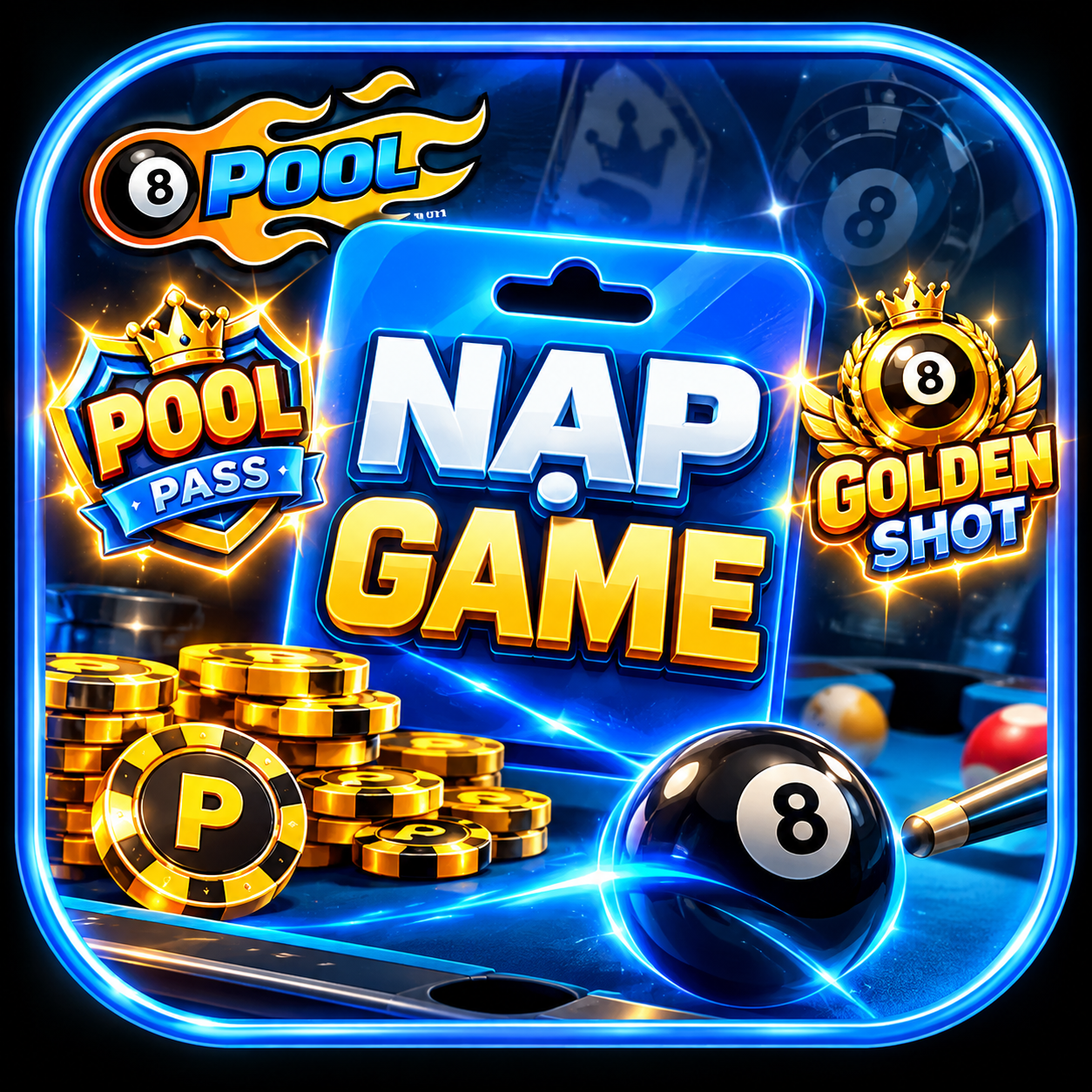 DỊCH VỤ NẠP GAME 8 BALL POOL